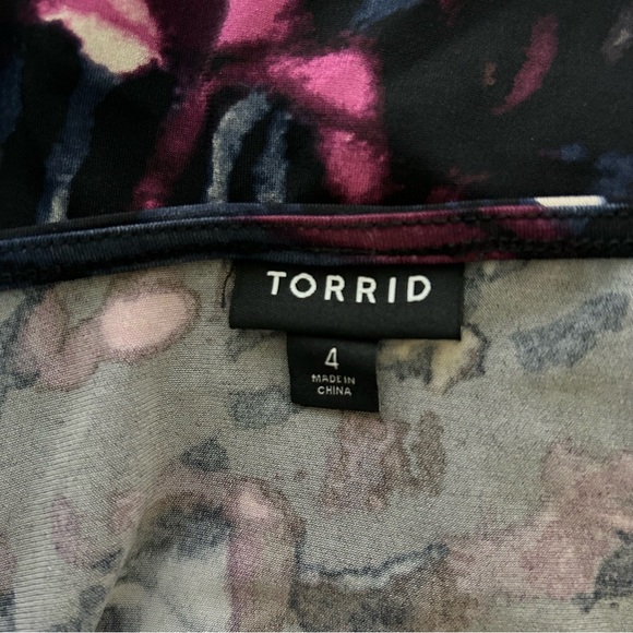 Torrid Studio Knit Surplice Wrap Long Sleeve Top - 4X - Picture 2 of 8